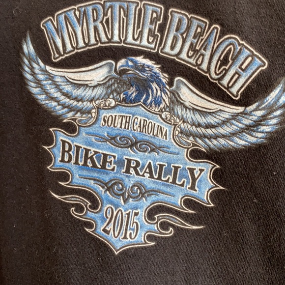 Men’s 2015 Myrtle Beach Bike Rally tshirt. Sz L. - Picture 2 of 6